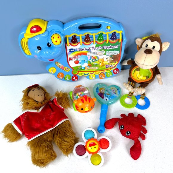 Lot of Baby Infant Toddler Developmental Learning Toys‎ Vtech Fisher Price Alf - Picture 1 of 17